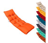 Linxor - Coussin matelassé pour Bain de Soleil, transat - 185 x 60 cm - Plusieurs Coloris