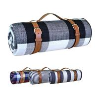 Linxor - Couverture de Pique-Nique, Tapis, Nappe imperméable - 200 x 200 cm - Plusieurs Coloris