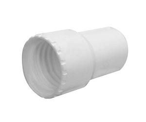 Linxor - Embout en PVC pour tuyau flottant de piscine - Diam 38 mm - Blanc