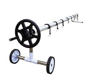 Linxor - Enrouleur de bâche à Bulles pour Piscine Extensible de 1 m à 6 m + Système d'attache