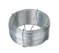 Linxor - Fil d'attache en acier galvanisé pour grillage ou autre - 50m x 1.5mm Ø - Gris
