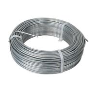 Linxor - Fil de Tension en Acier galvanis pour Grillage ou Autre - 100 m x 2.2mm - Gris
