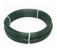 Linxor - Fil de Tension en Acier galvanisé plastifié pour Grillage ou Autre - 50 m x 2.2mm Ø - Vert
