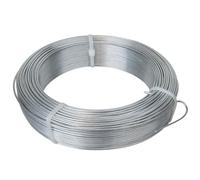 Linxor - Fil de Tension en Acier galvanisé pour Grillage ou Autre - 50 m x 2.4mm Ø - Gris