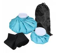 Linxor France ® Kit De 2 Poches De Glace Réutilisables Chaud-Froid Avec Sangle Pour Toutes Parties Du Corps