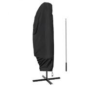 Linxor Housse de protection pour parasol déporté – Imperméable, anti-UV – Noir, 3 tailles