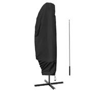Linxor - Housse de protection imperméable et anti-uv pour parasol déporté - Noir - 3 tailles