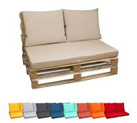 Linxor - Kit de coussins pour palette déhoussables - Plusieurs coloris