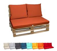 Linxor - Kit de Coussins pour Palette déhoussables - Plusieurs Coloris