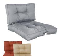 Linxor - Kit de Coussins pour Salon de Jardin capitonnés - 50 x 50 cm - Plusieurs Coloris
