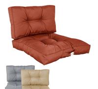 Linxor - Kit de Coussins pour Salon de Jardin capitonnés - 50 x 50 cm - Plusieurs Coloris