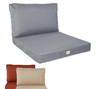 Linxor - Kit de Coussins pour Salon de Jardin déhoussables - 50 x 50 cm - Plusieurs Coloris