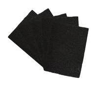 Linxor - Lot de 5 filtres à Charbon Actif pour composteur, Poubelle à Compost - Rectangle