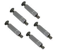 Linxor - Lot de 5 pitons Douilles escamotables en INOX Ø 12 mm