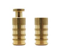 Linxor - Lot de 5 pitons escamotables en Laiton - Diam 20 mm