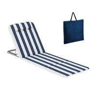 Linxor - Matelas, transat, Tapis de Plage avec Dossier inclinable et Sac de Transport - Plusieurs Coloris Disponibles