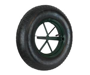 Linxor - Roue Gonflable pour brouette 36.5 x 8 cm - Axe 20 mm