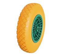 Linxor - Roue increvable pour brouette 38.5 x 9 cm - Axe 20 mm