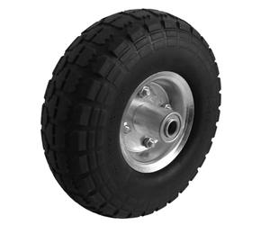 Linxor - Roue increvable pour Chariot 25 x 8 cm - Axe 16 mm