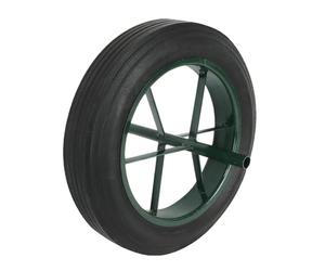 Linxor - Roue Pleine pour brouette -Ø 38.5 x 6.5 cm - Axe 20 mm