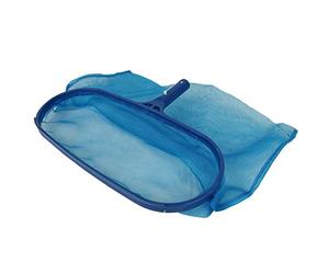 Linxor - Tête d'épuisette de Fond Bleu pour Piscine Adaptable sur Manche Standard ou télescopique