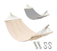 Linxor - Toile de hamac 2 Personnes 150 x 270 cm avec système d'attache - Plusieurs Coloris Disponibles