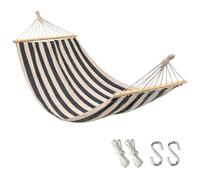 Linxor - Toile de hamac 2 Personnes 150 x 270 cm avec système d'attache - Plusieurs Coloris Disponibles