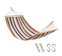 Linxor - Toile de hamac 2 Personnes 150 x 270 cm avec système d'attache - Plusieurs Coloris Disponibles