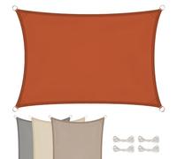 Linxor - Voile d'ombrage rectangulaire pour terrasse, Jardin, Toile imperméable et résistant UV - Plusieurs Tailles et Coloris