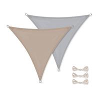 Linxor - Voile d'ombrage rectangulaire pour terrasse, Jardin, Toile imperméable et résistant UV - Plusieurs Tailles et Coloris