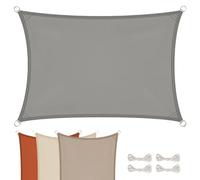 Linxor - Voile d'ombrage rectangulaire imperméable et Anti-UV - Plusieurs Tailles et Coloris