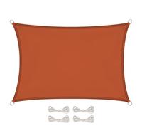 Linxor - Voile d'ombrage rectangulaire pour terrasse, Jardin, Toile imperméable et résistant UV - Plusieurs Tailles et Coloris