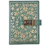 LinYesh Agenda en Cuir Avec Serrure à Combinaison, Organisateurs de Planificateur Personnel D'agenda de Serrure Vintage, Livre de Journal Intime Pour Hommes Femmes Fille Garçon