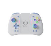 LinYuvo Wireless Gamepad for with Color Lights Six-Axis Body Sense Back Button Wake Feature for C
