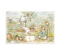 LINYUYI Affiche sur toile The Tale of Peter Rabbit 3 Paysage 30 x 45 cm Chambre Décoration Cadeau