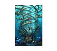 LINYUYI Subnautica Poster sur toile pour décoration de chambre à coucher, paysage sportif, bureau, chambre, cadeau sans cadre : 40 x 60 cm