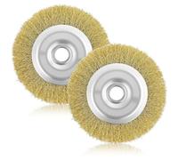 LINYYDS Lot de 2 brosses métalliques de nettoyage RAC814 - Brosse de roue de rechange robuste (115 mm) pour RY18PCA-0 & OPC1800/1815 EFB 400/401, nettoie la rouille et les débris articulaires