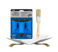 Linzer Pro Edge Lot de 2 Bordures avec Pinceau Plat pour Surfaces Lisses ou Semi-Lisses, idéal pour Les Murs, plafonds, Portes et fenêtres, Coffret Cadeau