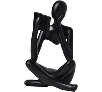 LINZHEN Style-B Serre-livres créatif abstrait pour la maison, le bureau et le vin - Décoration élégante d'étagère et cadeau attentionné pour salon, bar ou café Noir