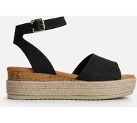 Linzi Linzi Black Nirvana Espadrille Flatform Sandals