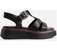 Linzi Linzi Black Retract Gladiator Style Flatform Sandals