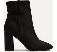 Linzi Linzi Black Scout Square Toe Heeled Ankle Boots With Side Zip