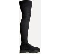 Linzi Linzi Black Suede Sonny Over The Knee Long Boots