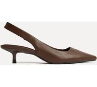 Linzi Linzi Brown Reign Sling Back Point Toe Court Heel Shoes Brown eu39