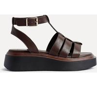 Linzi Linzi Brown Vault Strappy Flatform Sandals