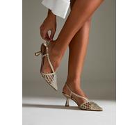 Linzi Linzi Gold Cadence Handwoven Court Heels Gold EU 39 (UK 6)