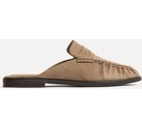 Linzi Linzi Natural Intro Ruched Slip On Mules
