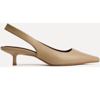 Linzi Linzi Natural Reign Sling Back Point Toe Court Heel Shoes Natural eu39