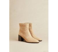 Linzi Linzi Nude Orlando Block Heeled Ankle Boots