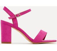 Linzi Linzi Pink Fuchsia Skyline Open Back Barely There Block Heeled Sandals